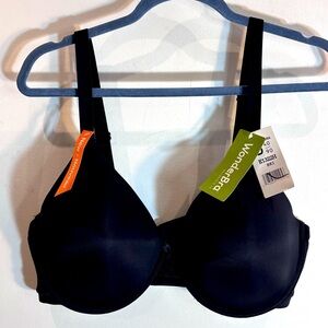 WONDERBRA Sz 40D Bra Padded Underwire T-Shirt Adjustable Straps and Back NEW